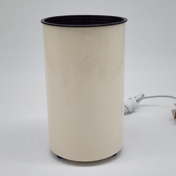 Vintage Kovacs Cylinder Shaped Accent Up Lamp White Metal - Picture 5 of 8